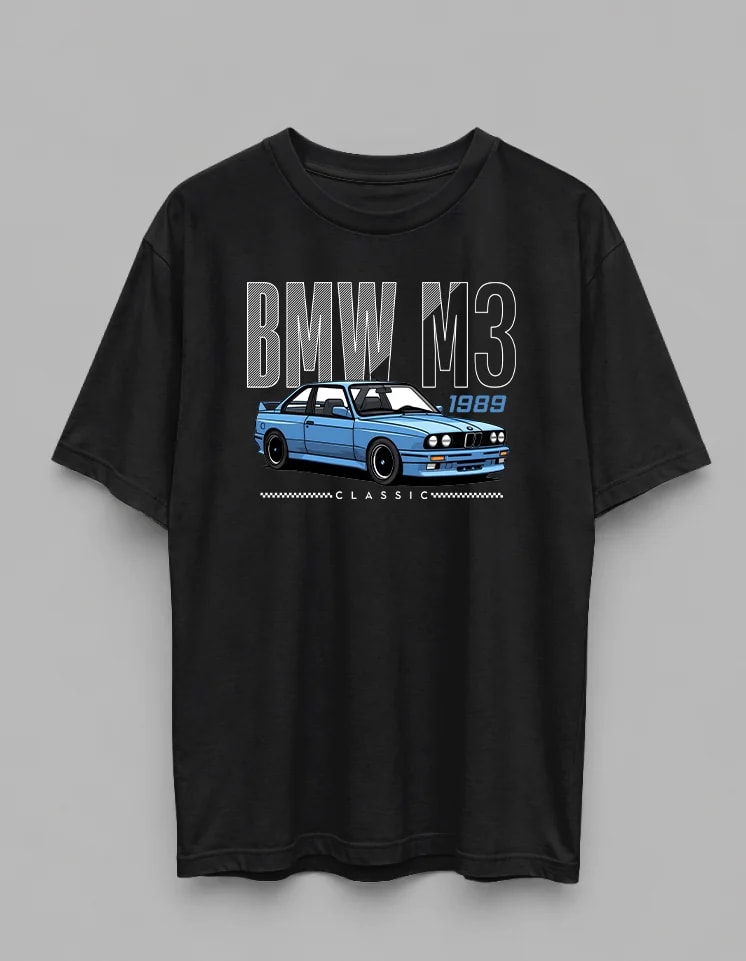 BMW M3 1989 — чорний
