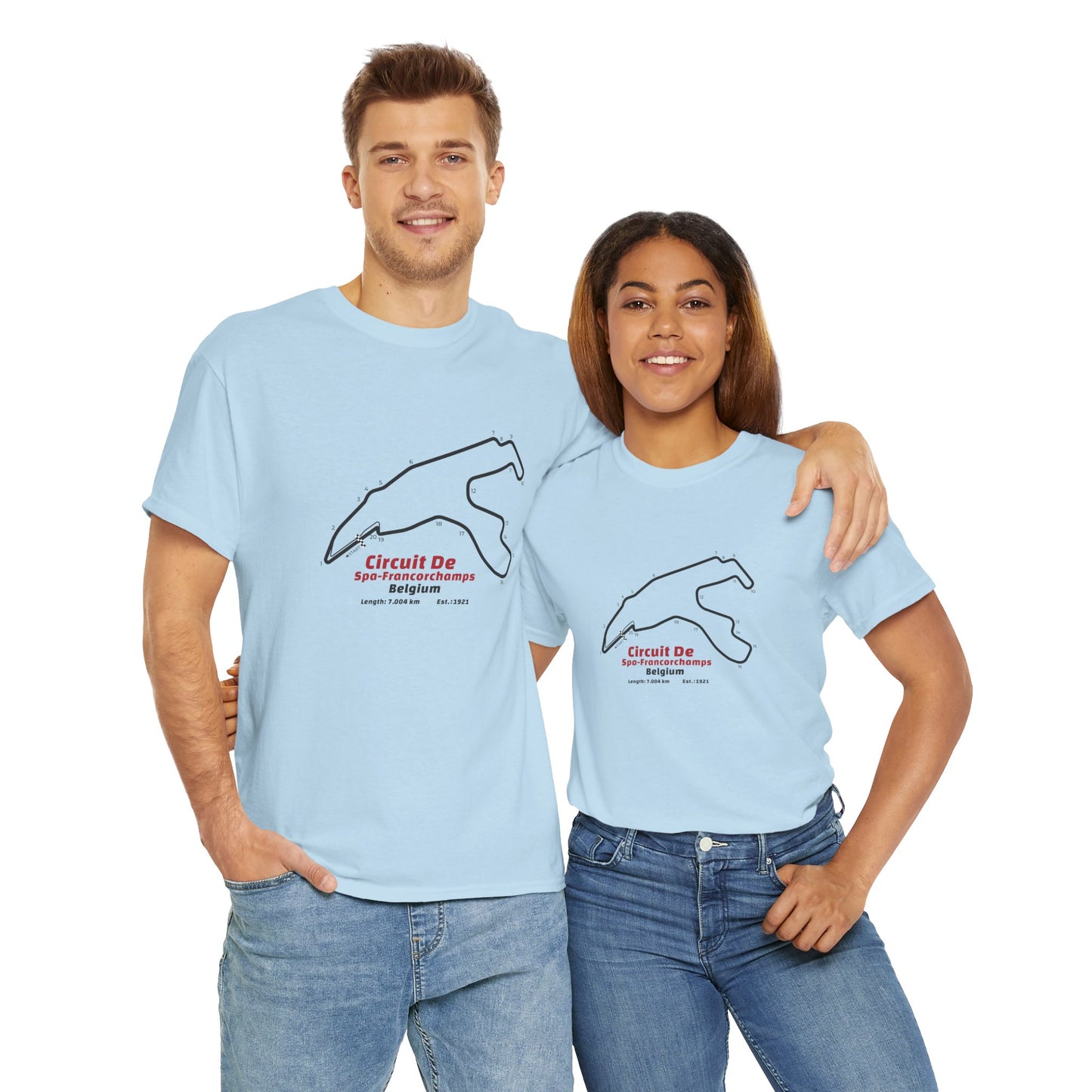 Circuit de Spa-Francorchamps T-Shirt – Legendary F1 Track Design