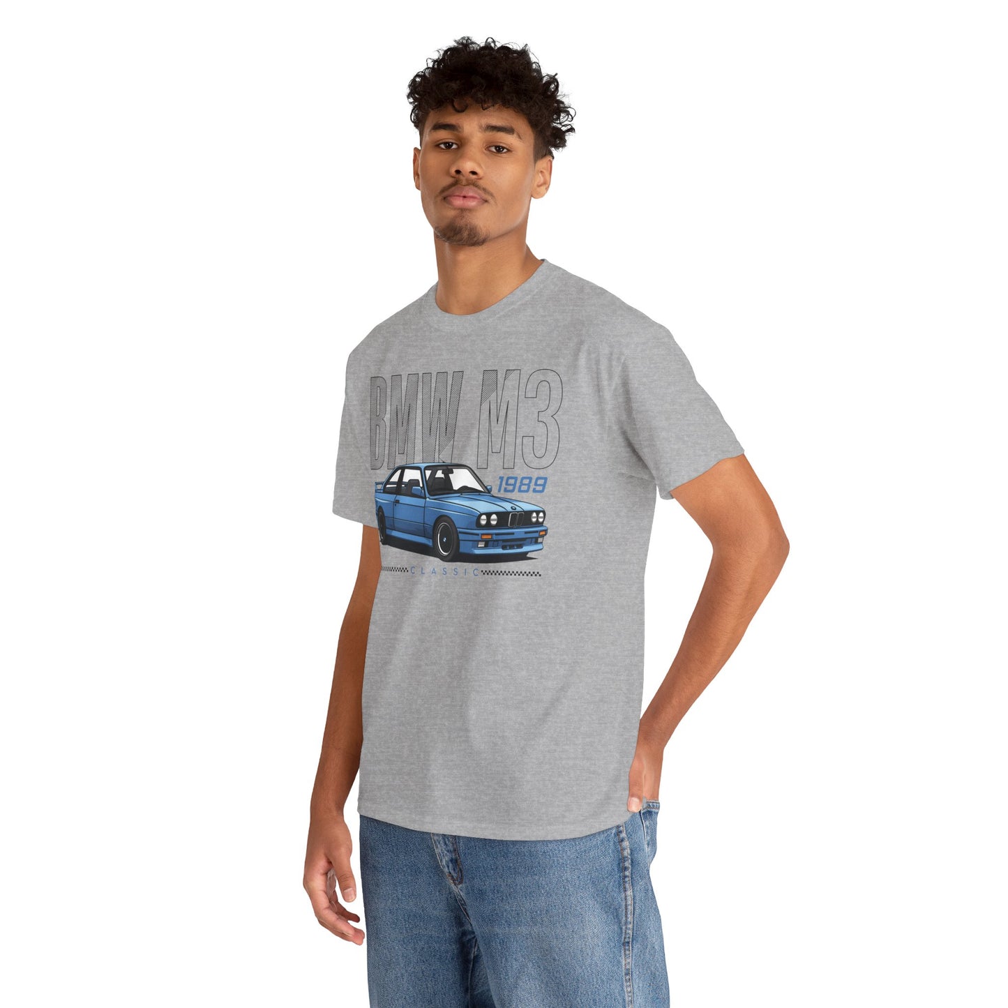 1989 Classic Car T-Shirt – Retro BMW E30 Design for Car Enthusiasts