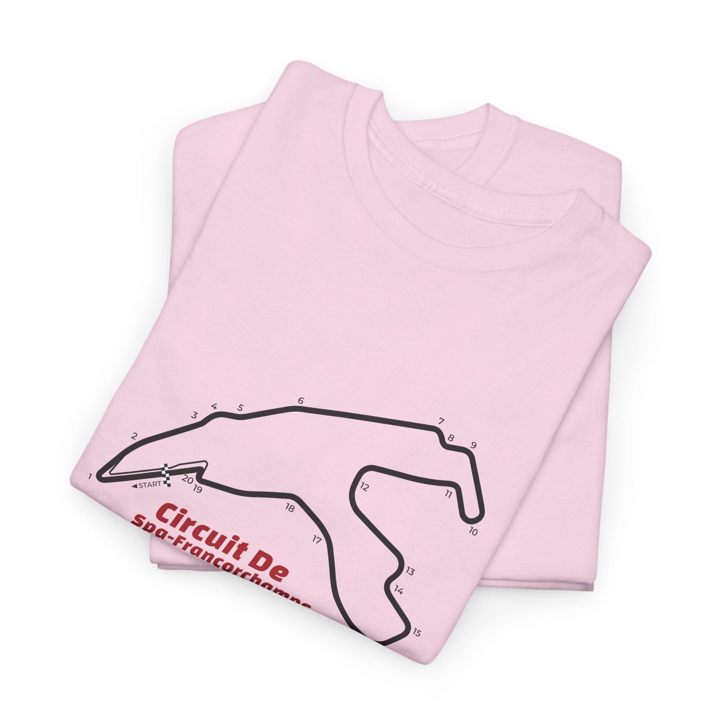 Circuit de Spa-Francorchamps T-Shirt – Legendary F1 Track Design