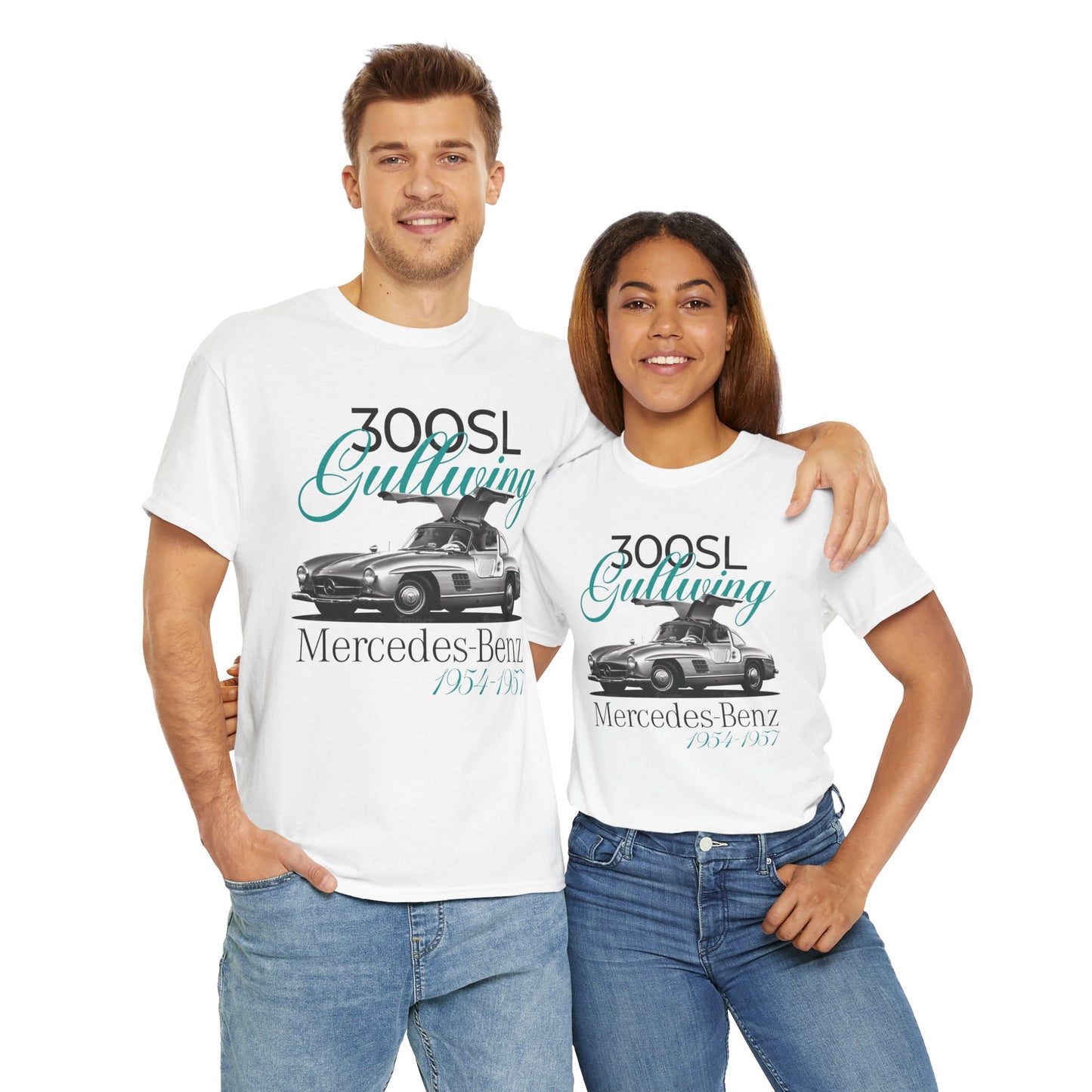 Mercedes-Benz 300SL Gullwing T-Shirt – Vintage Car Icon