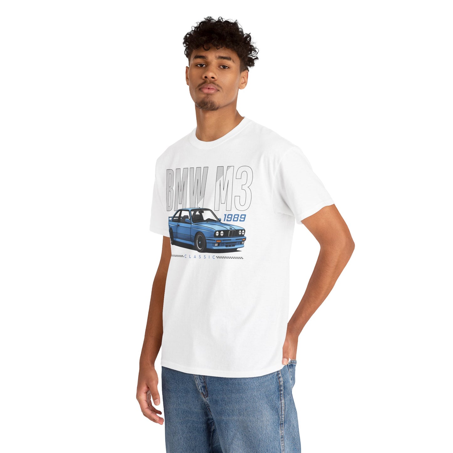 1989 Classic Car T-Shirt – Retro BMW E30 Design for Car Enthusiasts