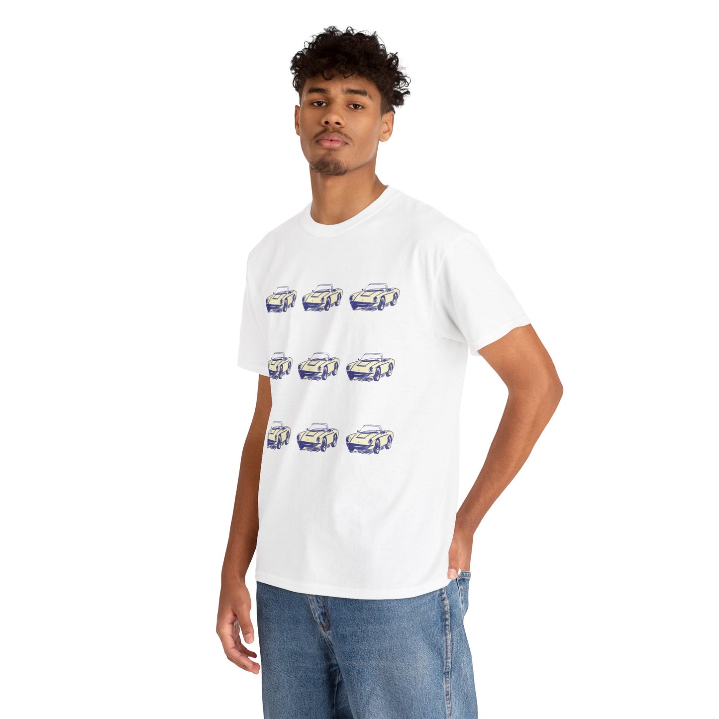 Vintage Cabriolet T-Shirt – Retro Classic Car Design for Car Lovers (light)