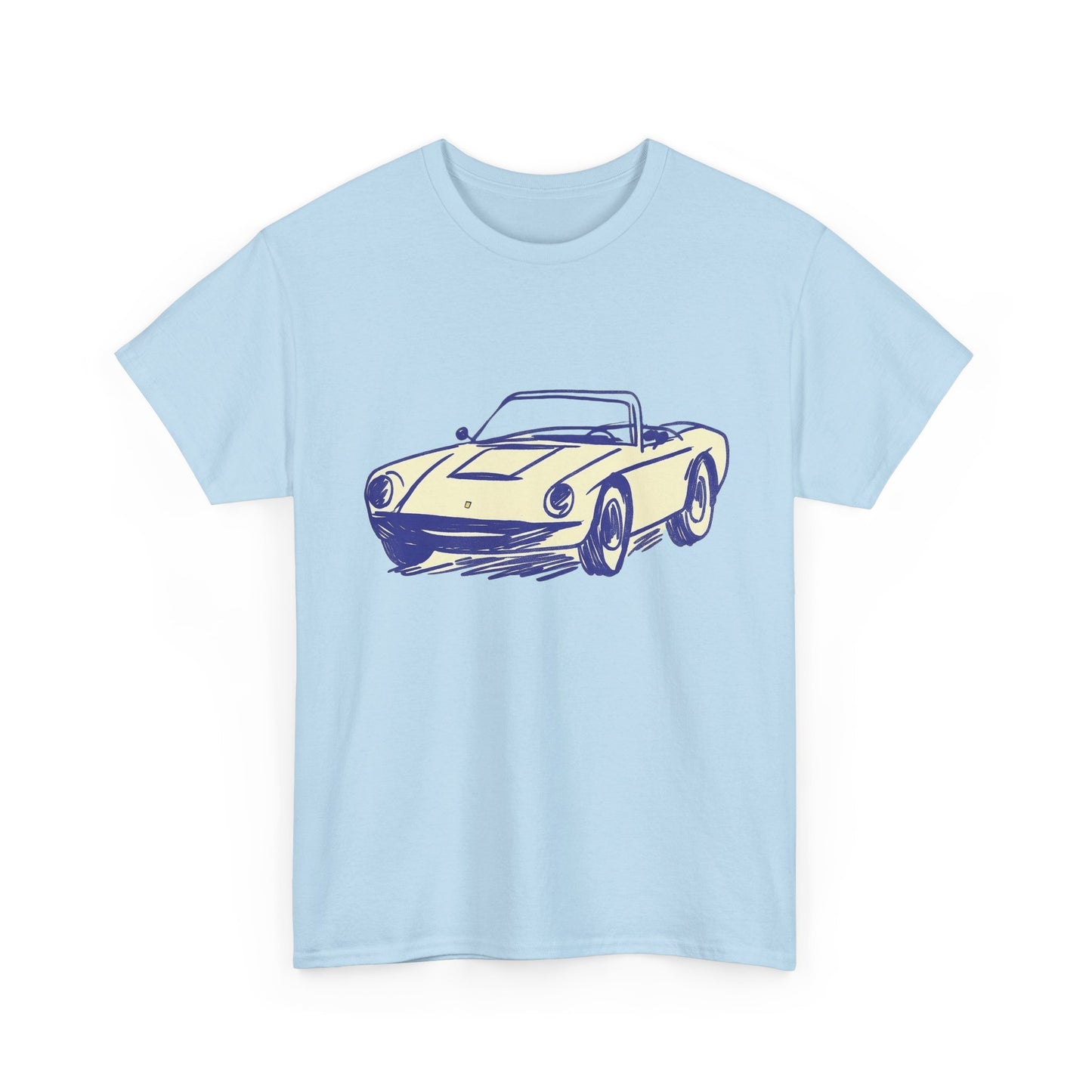 Big Vintage Cabriolet T-Shirt – Retro Classic Car Design for Car Lovers (light)