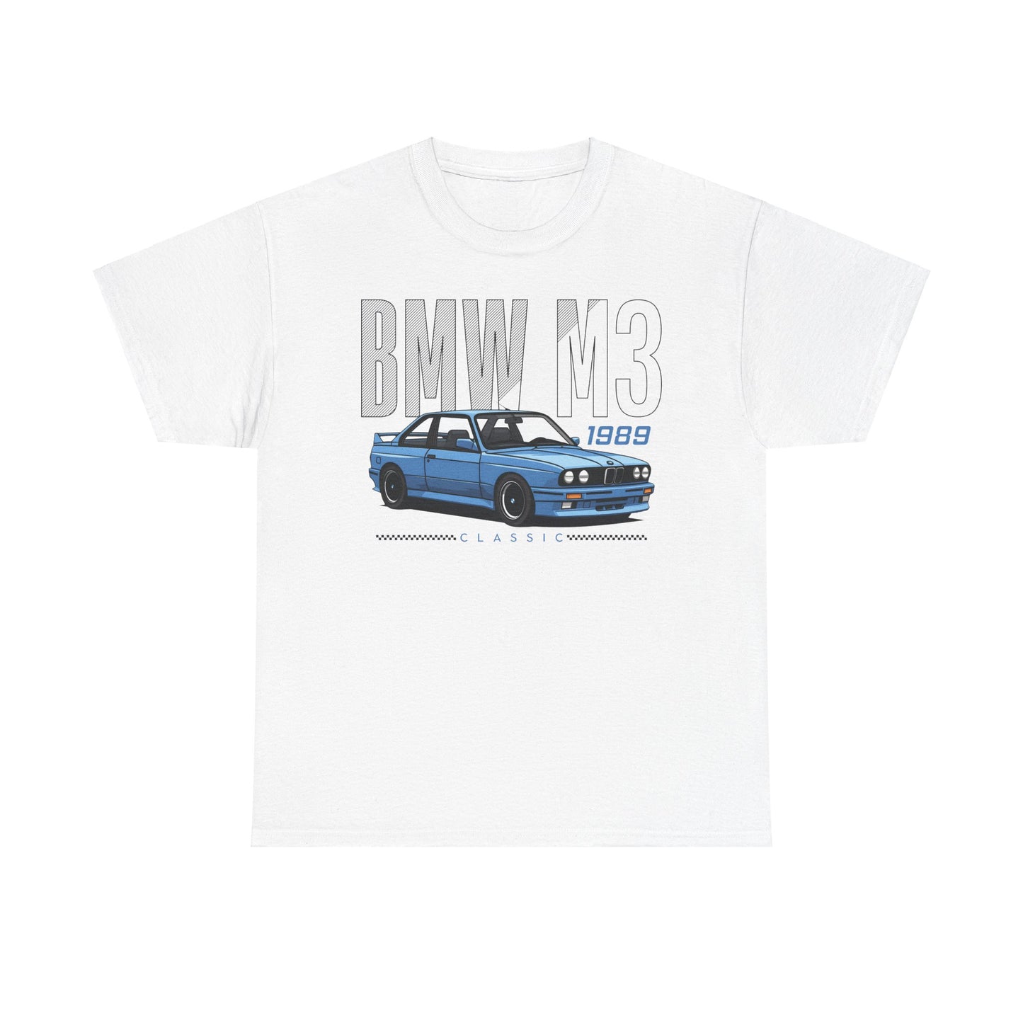 1989 Classic Car T-Shirt – Retro BMW E30 Design for Car Enthusiasts