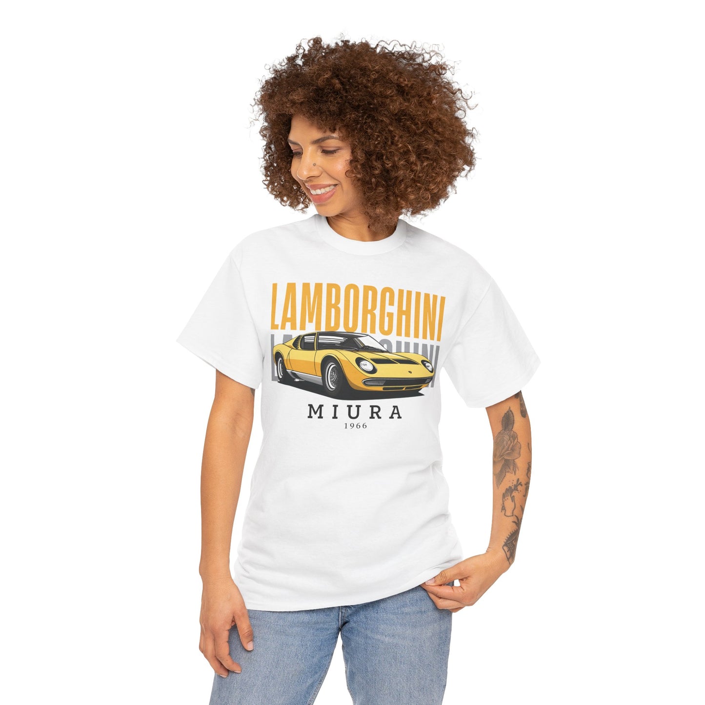 Lamborghini Miura T-Shirt – Classic Supercar Legend