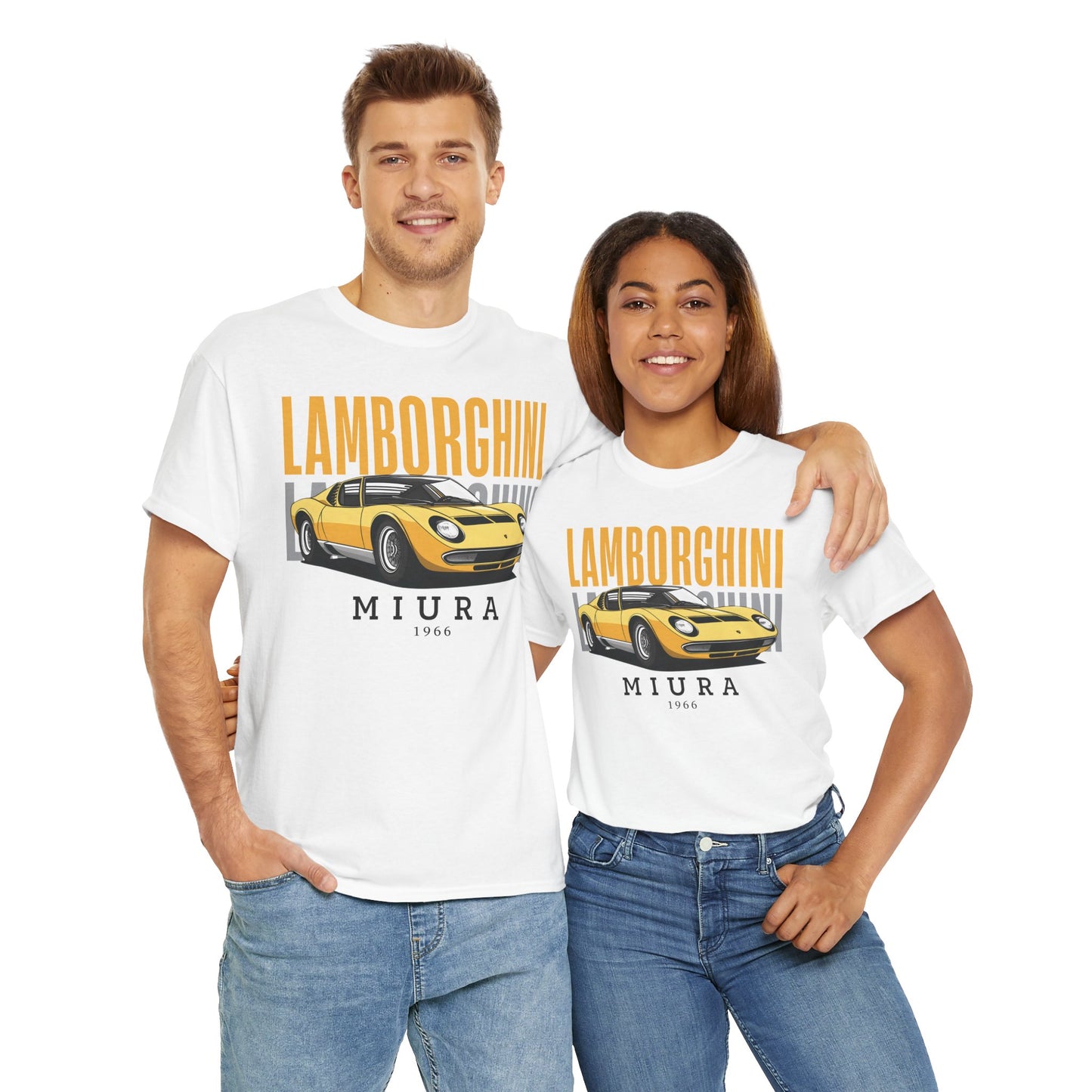 Lamborghini Miura T-Shirt – Classic Supercar Legend