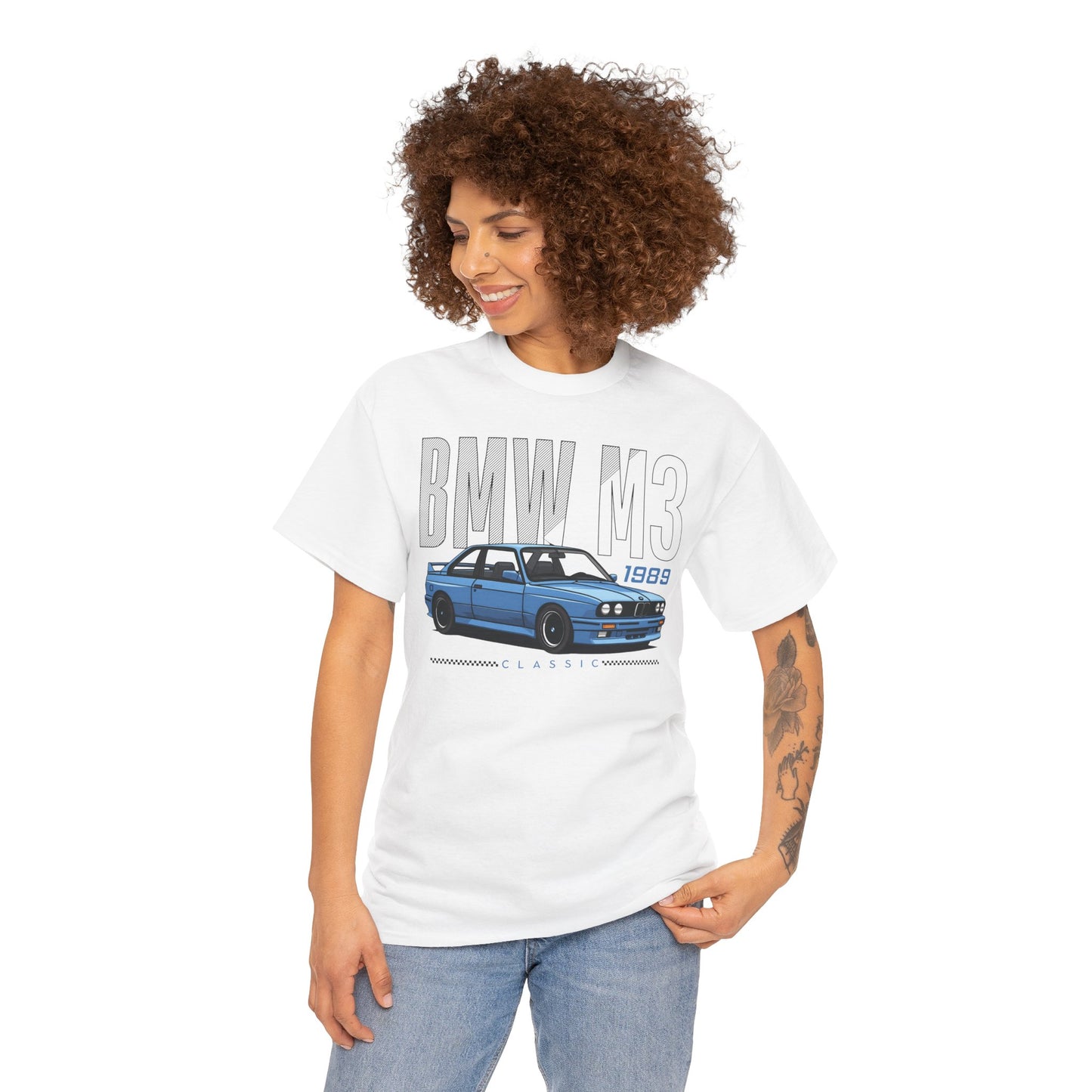 1989 Classic Car T-Shirt – Retro BMW E30 Design for Car Enthusiasts