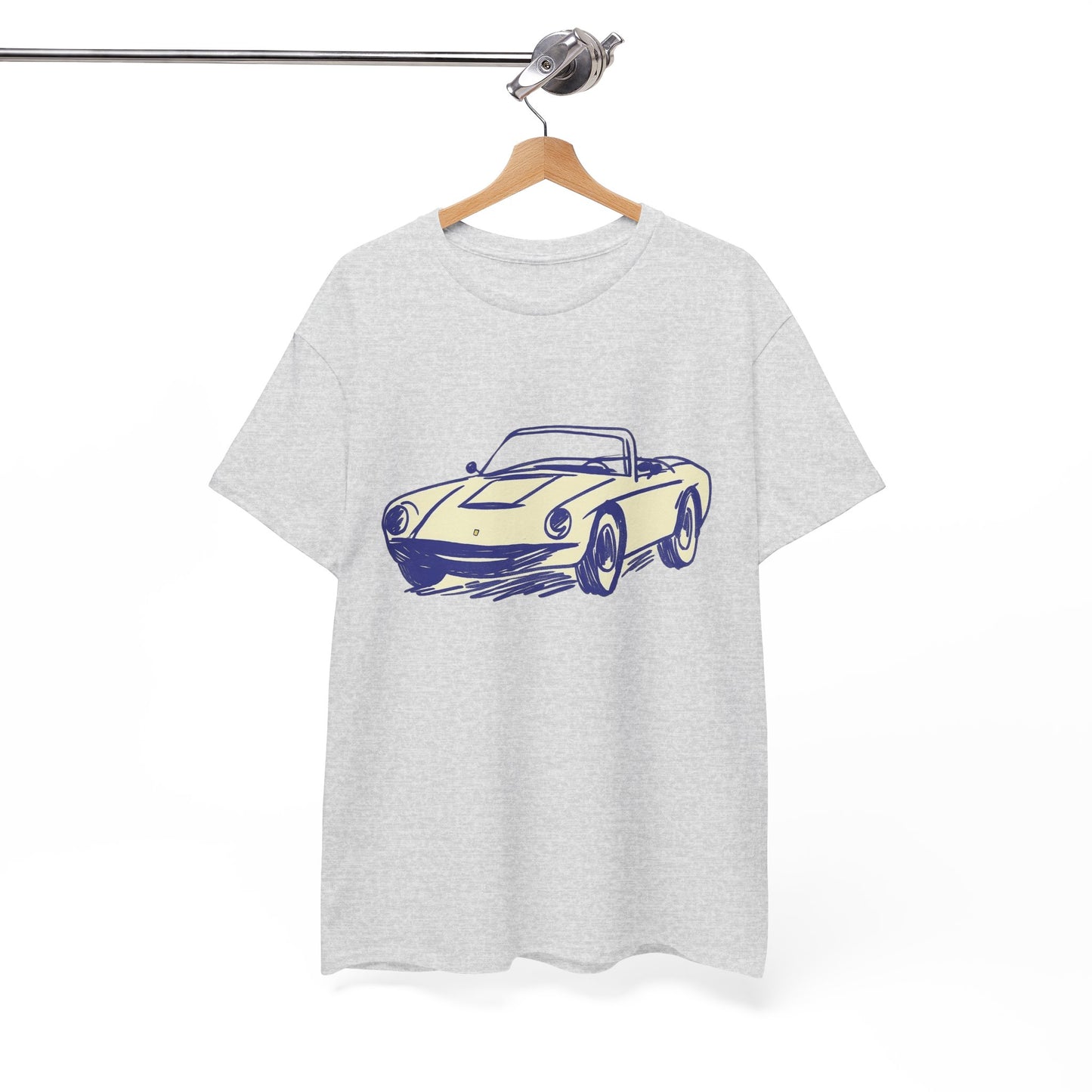 Big Vintage Cabriolet T-Shirt – Retro Classic Car Design for Car Lovers (light)