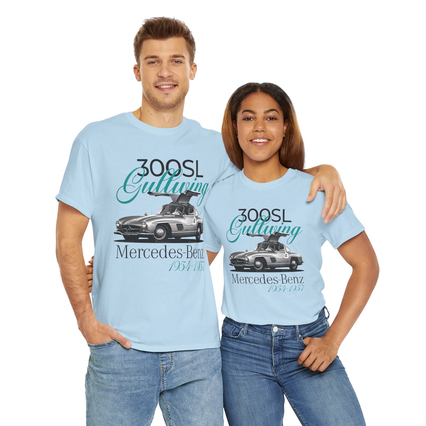 Mercedes-Benz 300SL Gullwing T-Shirt – Vintage Car Icon