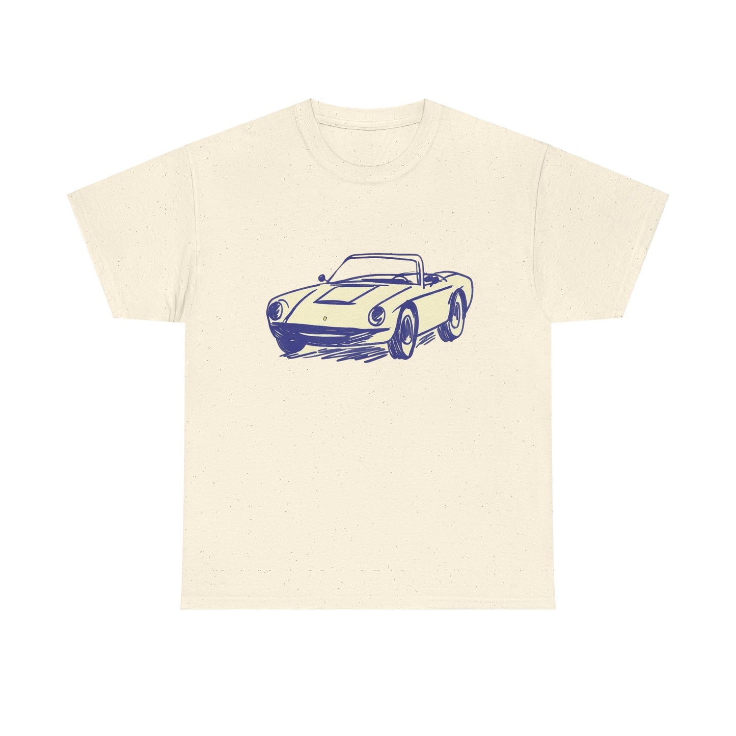 Big Vintage Cabriolet T-Shirt – Retro Classic Car Design for Car Lovers (light)