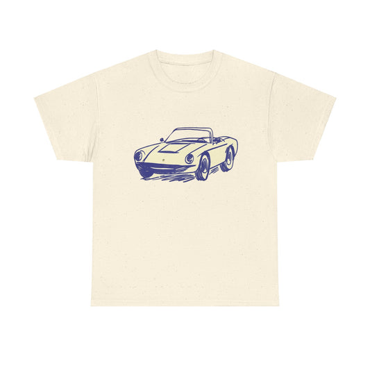 Big Vintage Cabriolet T-Shirt – Retro Classic Car Design for Car Lovers (light)