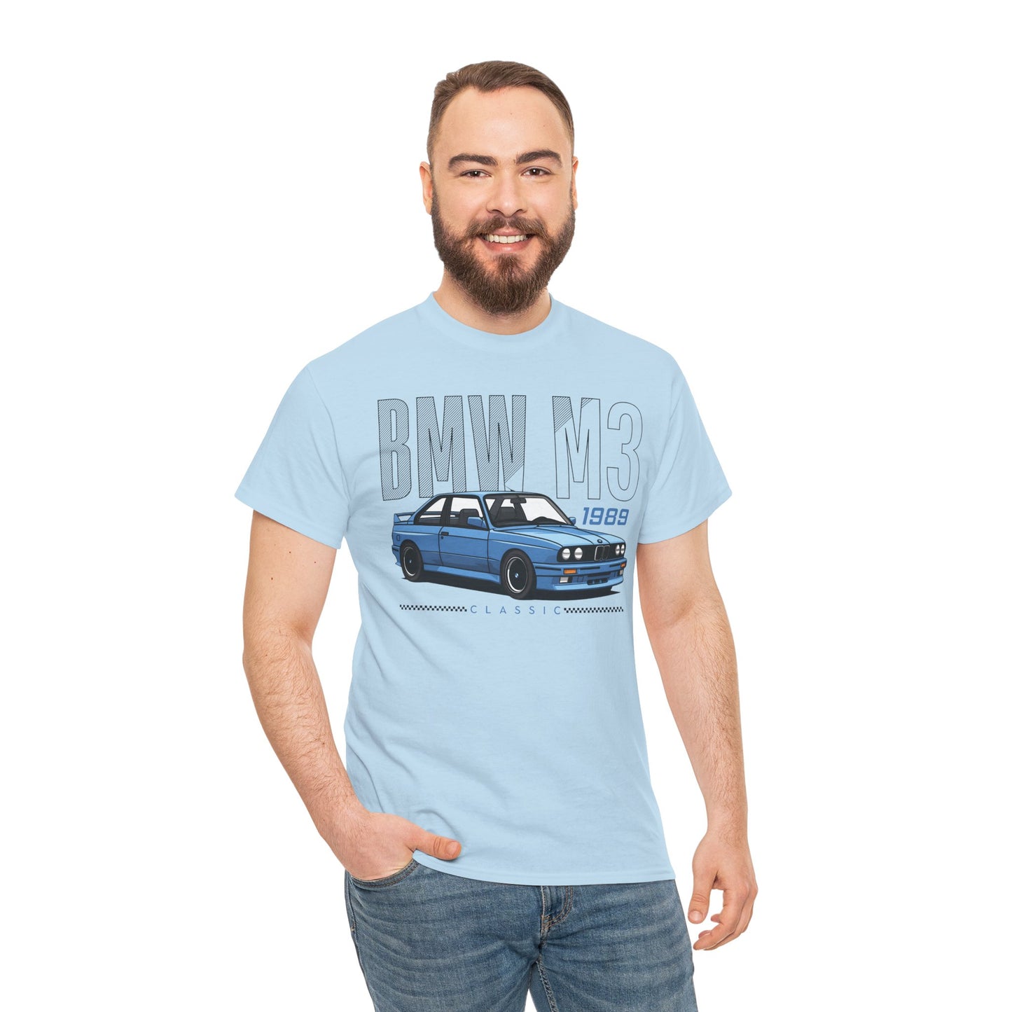 1989 Classic Car T-Shirt – Retro BMW E30 Design for Car Enthusiasts