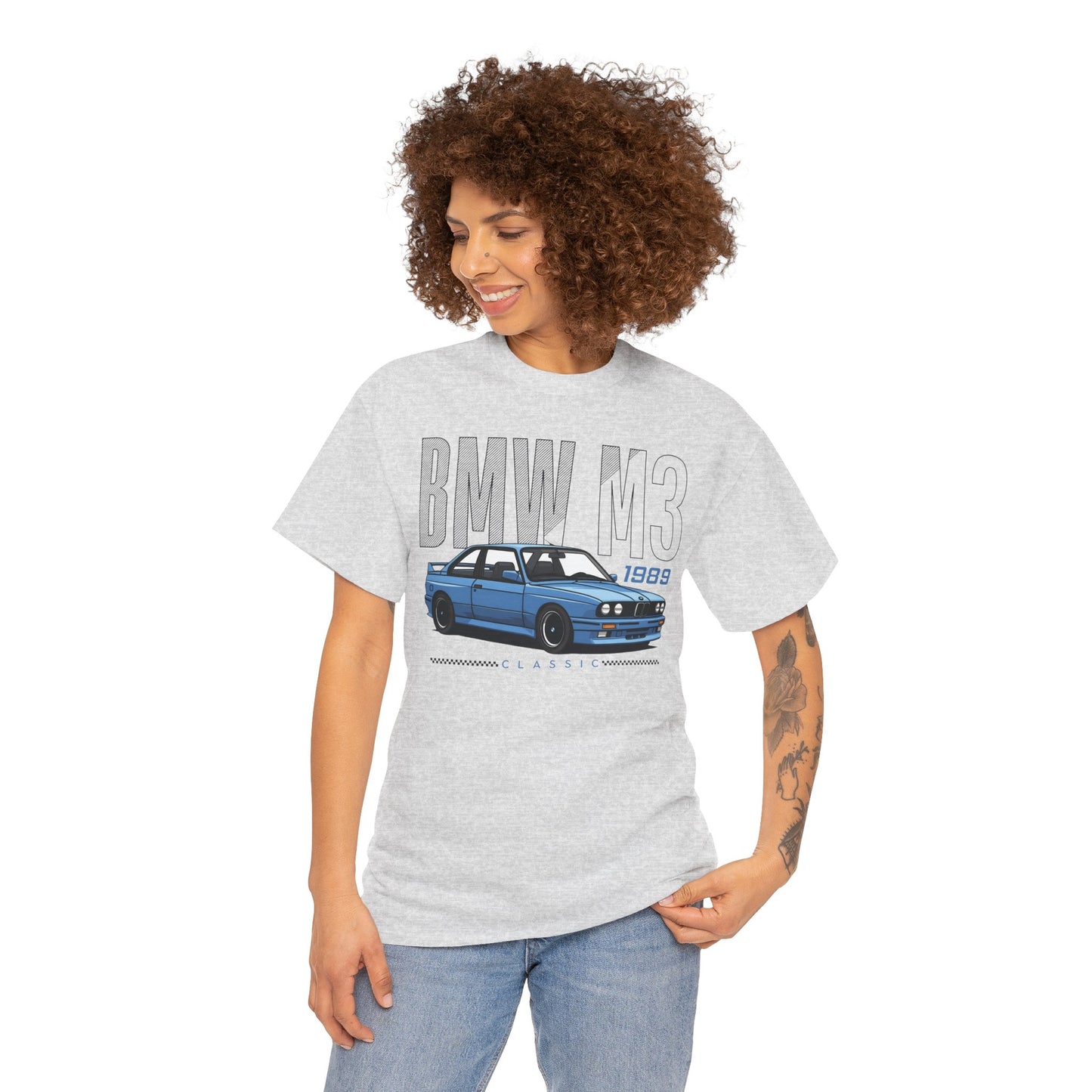 1989 Classic Car T-Shirt – Retro BMW E30 Design for Car Enthusiasts