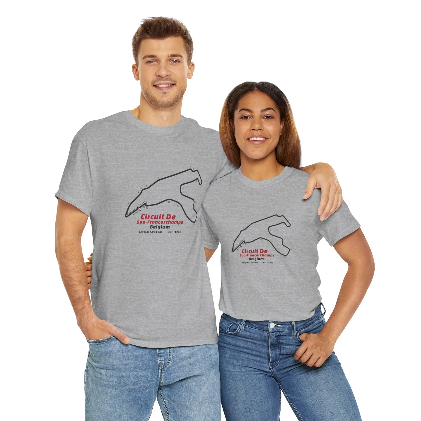 Circuit de Spa-Francorchamps T-Shirt – Legendary F1 Track Design