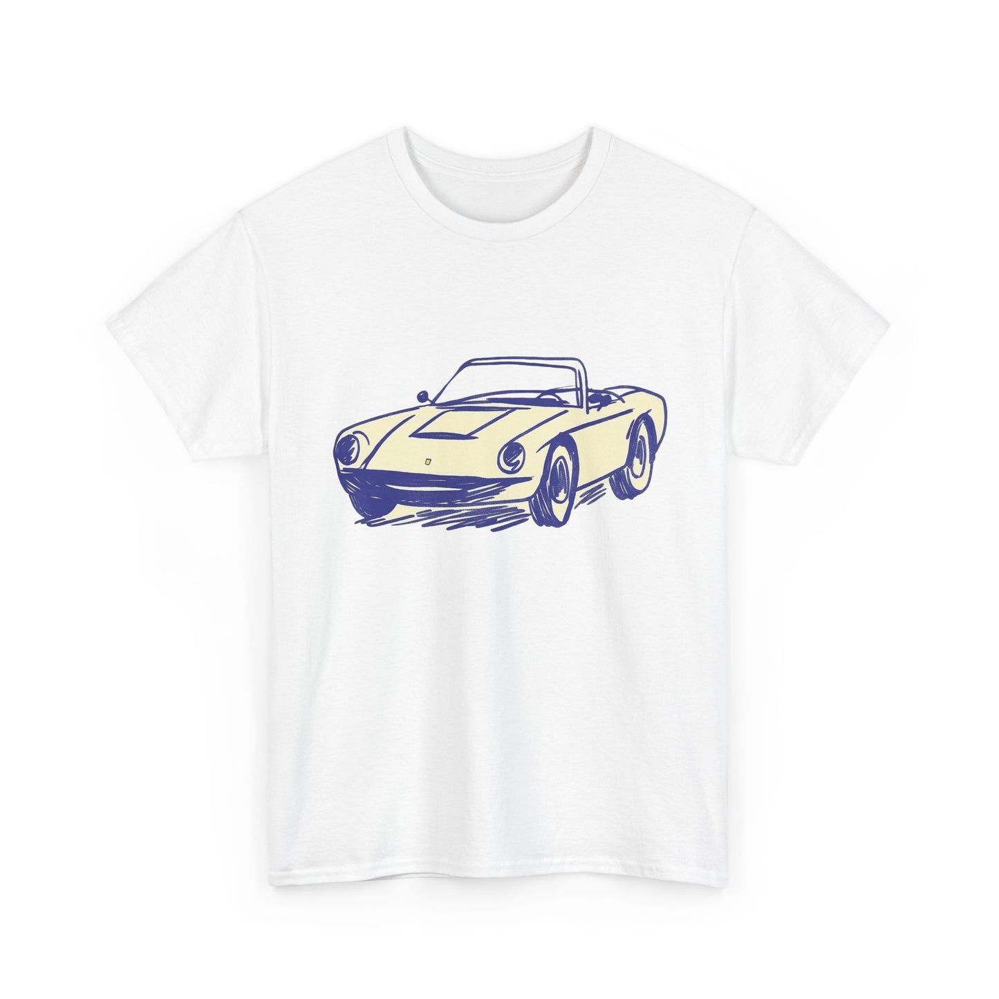 Big Vintage Cabriolet T-Shirt – Retro Classic Car Design for Car Lovers (light)