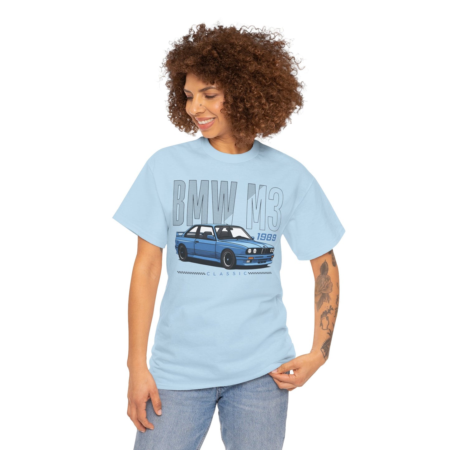 1989 Classic Car T-Shirt – Retro BMW E30 Design for Car Enthusiasts