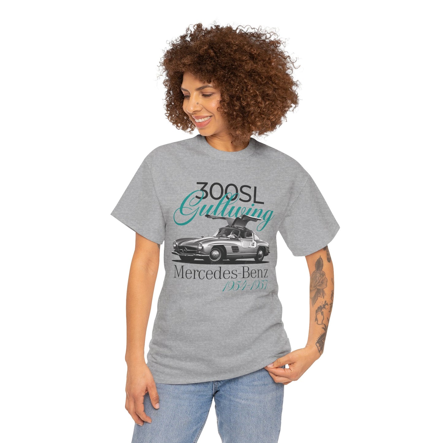 Mercedes-Benz 300SL Gullwing T-Shirt – Vintage Car Icon