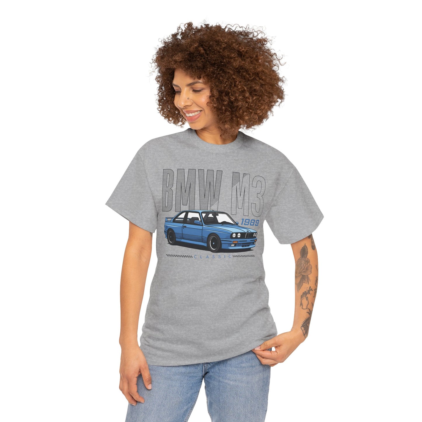 1989 Classic Car T-Shirt – Retro BMW E30 Design for Car Enthusiasts