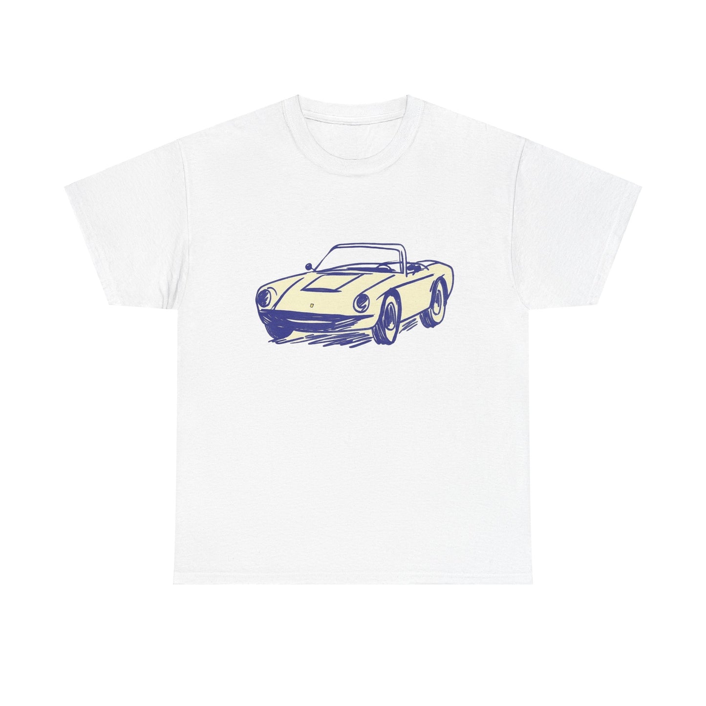 Big Vintage Cabriolet T-Shirt – Retro Classic Car Design for Car Lovers (light)