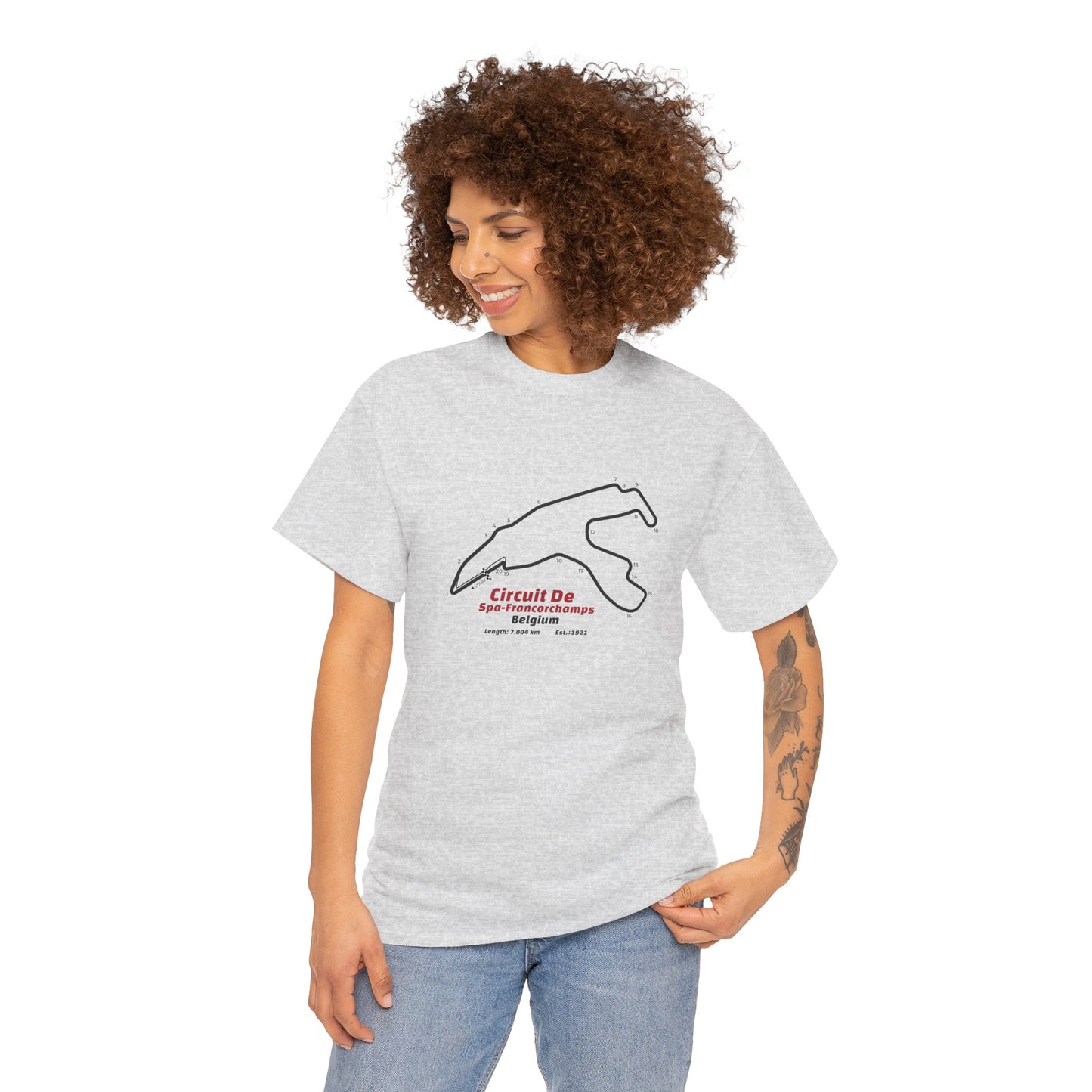 Circuit de Spa-Francorchamps T-Shirt – Legendary F1 Track Design