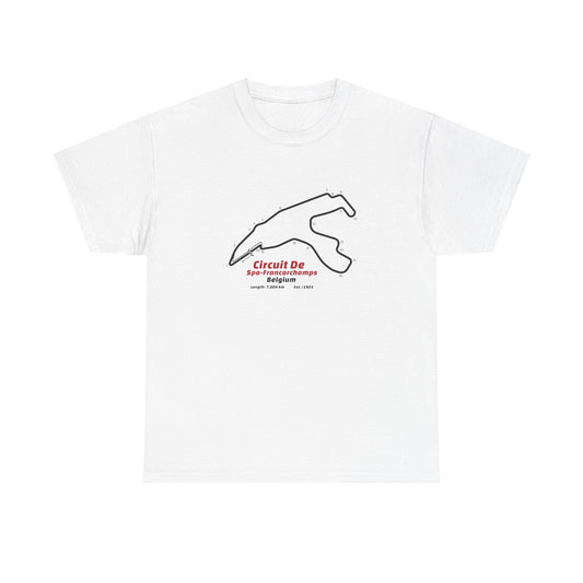 Circuit de Spa-Francorchamps T-Shirt – Legendary F1 Track Design