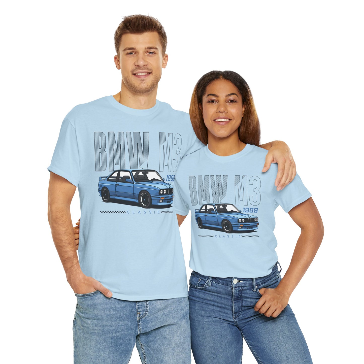 1989 Classic Car T-Shirt – Retro BMW E30 Design for Car Enthusiasts