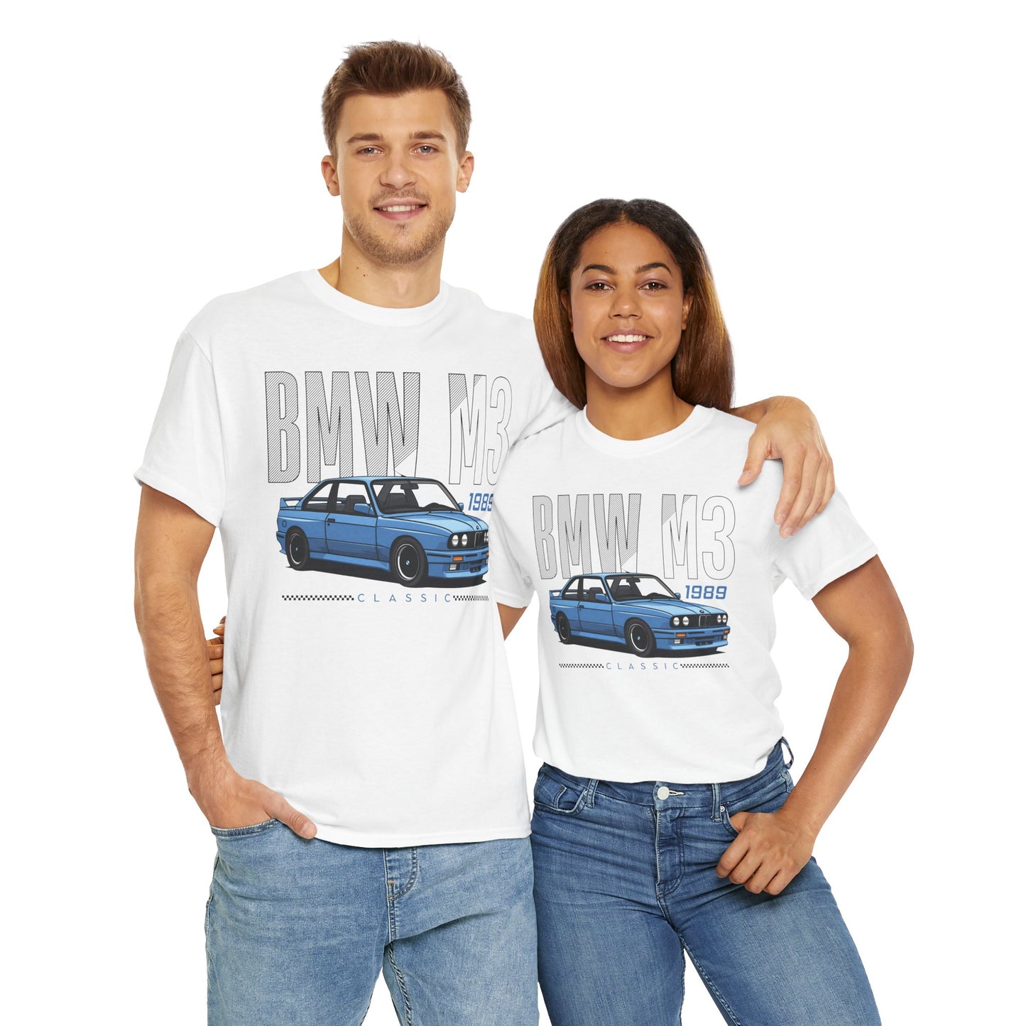 1989 Classic Car T-Shirt – Retro BMW E30 Design for Car Enthusiasts