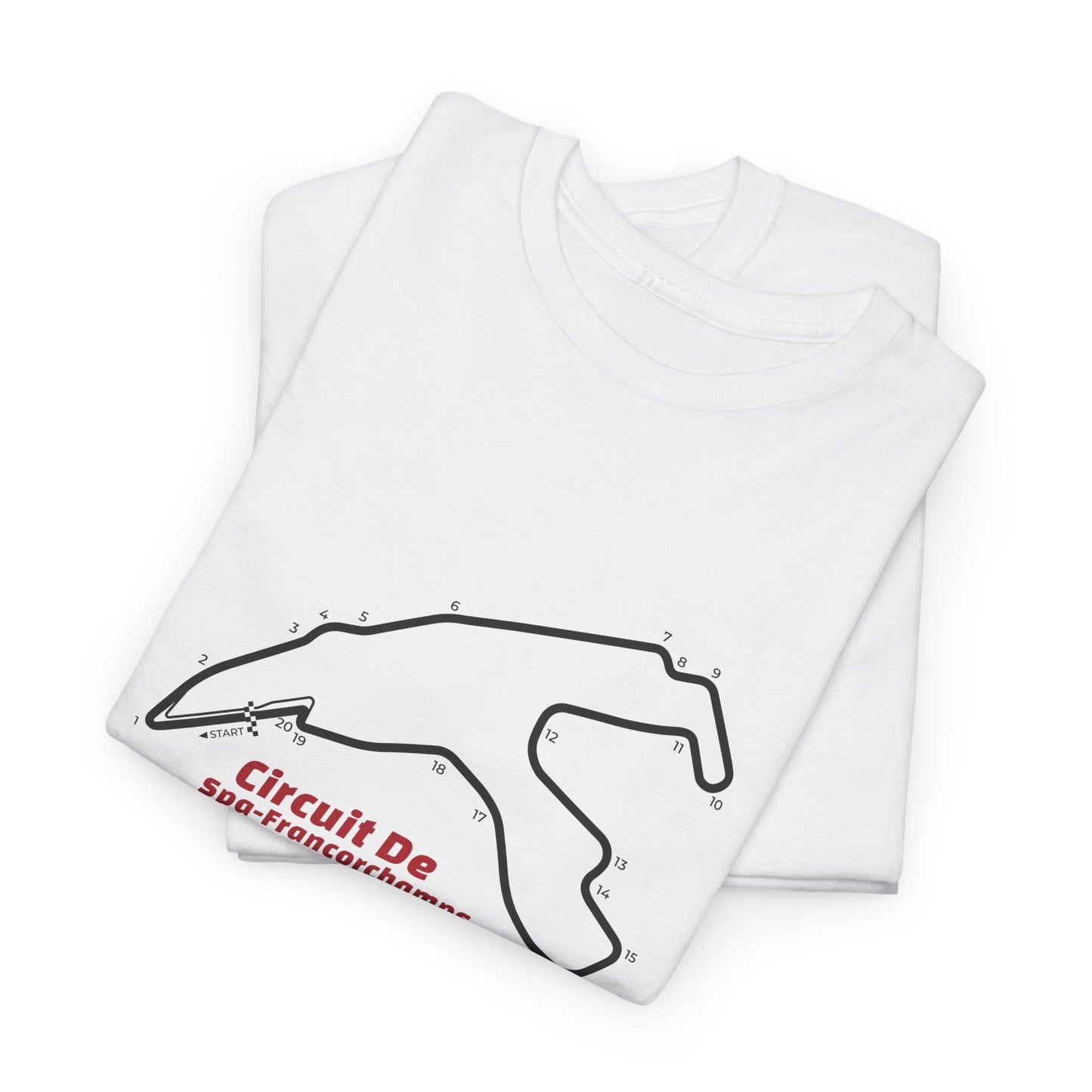 Circuit de Spa-Francorchamps T-Shirt – Legendary F1 Track Design