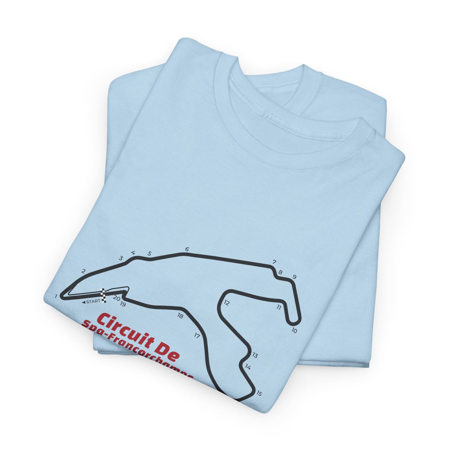 Circuit de Spa-Francorchamps T-Shirt – Legendary F1 Track Design