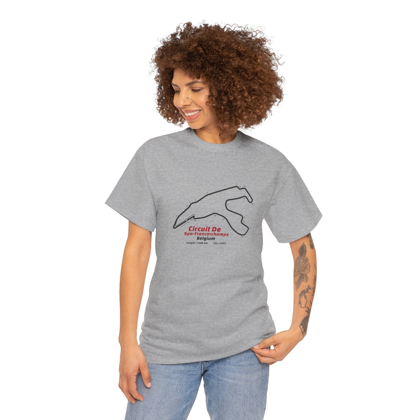 Circuit de Spa-Francorchamps T-Shirt – Legendary F1 Track Design