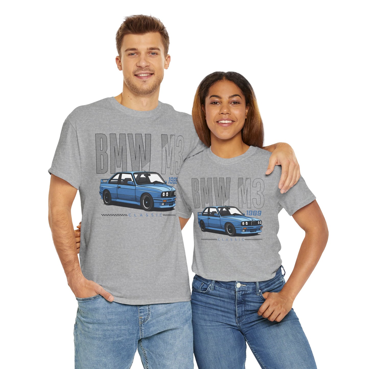 1989 Classic Car T-Shirt – Retro BMW E30 Design for Car Enthusiasts