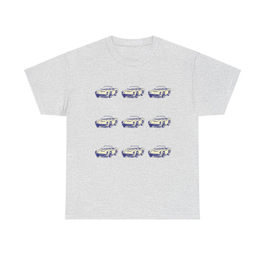 Vintage Cabriolet T-Shirt – Retro Classic Car Design for Car Lovers (light)