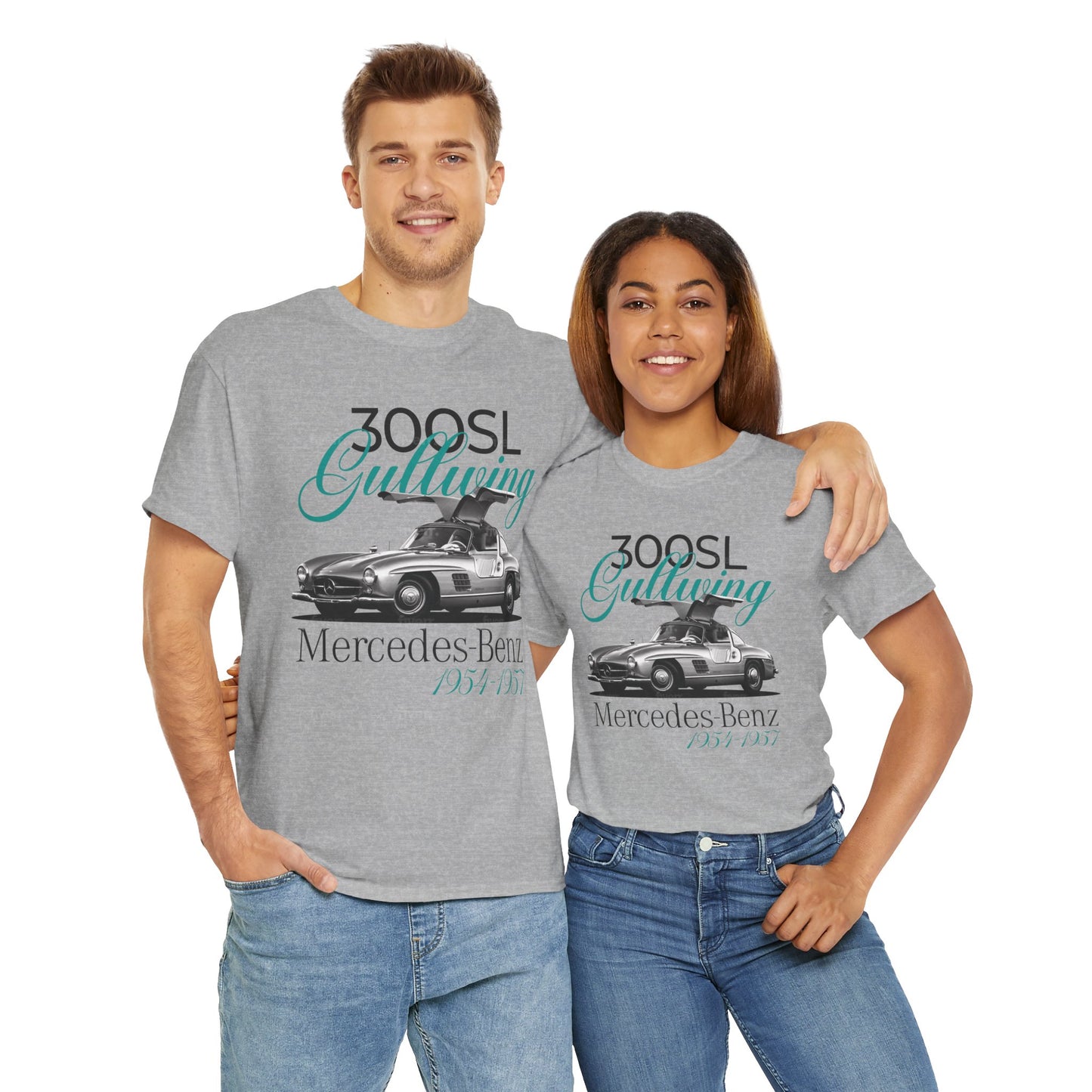 Mercedes-Benz 300SL Gullwing T-Shirt – Vintage Car Icon