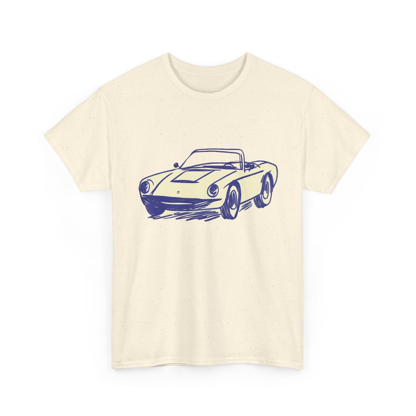 Big Vintage Cabriolet T-Shirt – Retro Classic Car Design for Car Lovers (light)