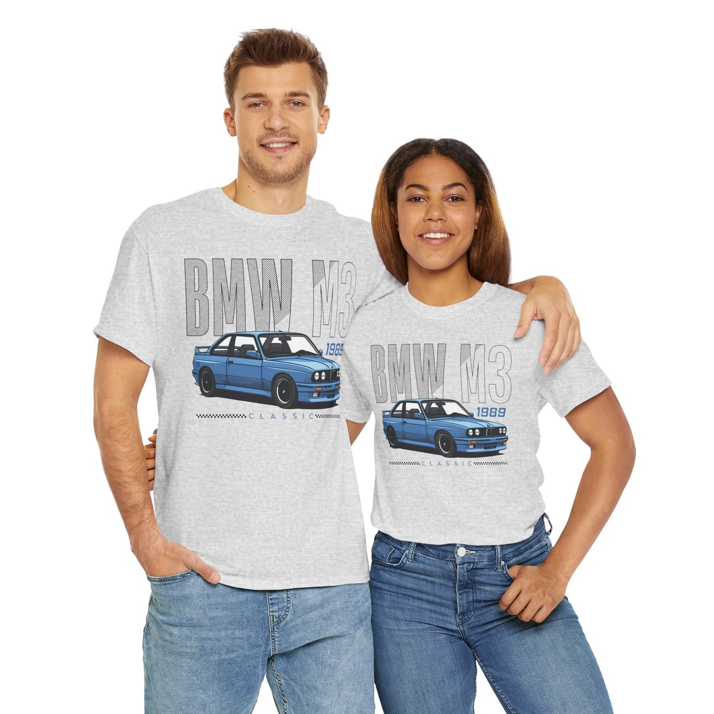 1989 Classic Car T-Shirt – Retro BMW E30 Design for Car Enthusiasts