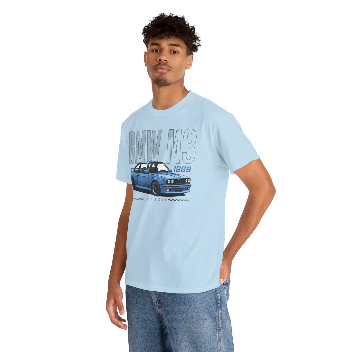 1989 Classic Car T-Shirt – Retro BMW E30 Design for Car Enthusiasts