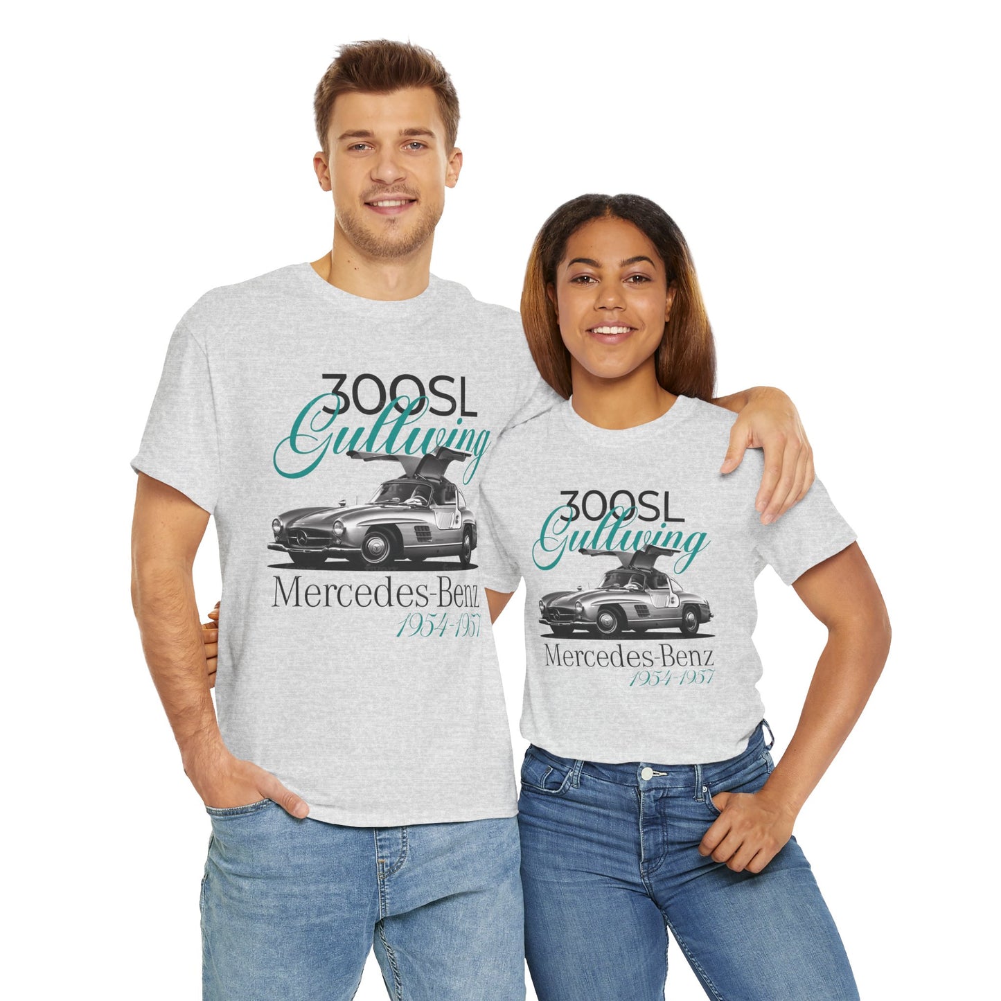 Mercedes-Benz 300SL Gullwing T-Shirt – Vintage Car Icon