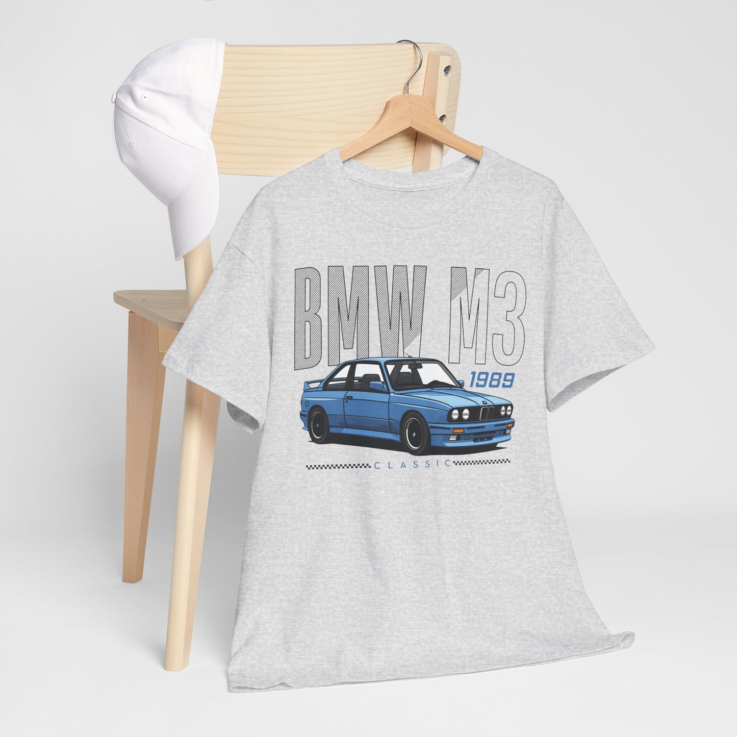 1989 Classic Car T-Shirt – Retro BMW E30 Design for Car Enthusiasts