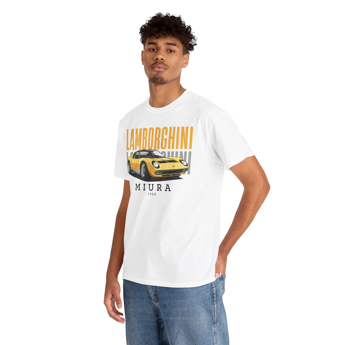 Lamborghini Miura T-Shirt – Classic Supercar Legend