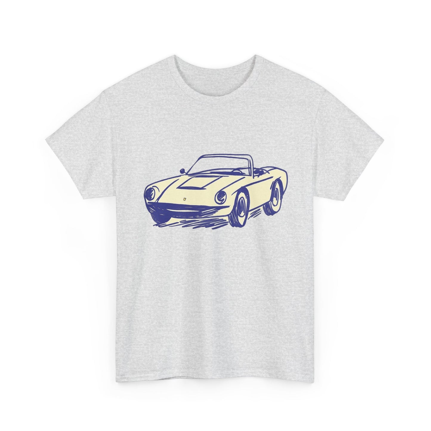 Big Vintage Cabriolet T-Shirt – Retro Classic Car Design for Car Lovers (light)