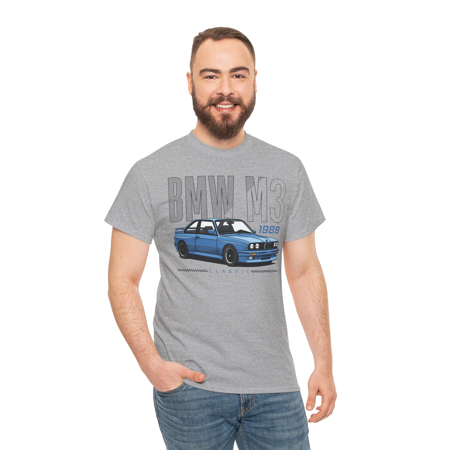 1989 Classic Car T-Shirt – Retro BMW E30 Design for Car Enthusiasts