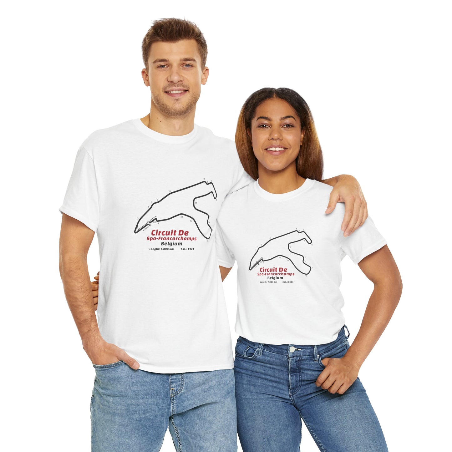 Circuit de Spa-Francorchamps T-Shirt – Legendary F1 Track Design