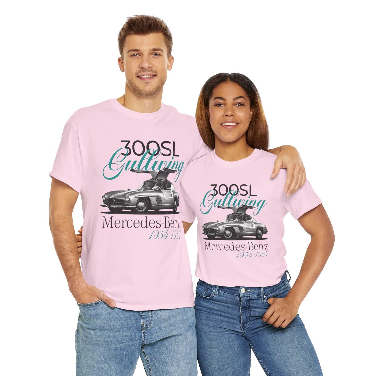 Mercedes-Benz 300SL Gullwing T-Shirt – Vintage Car Icon