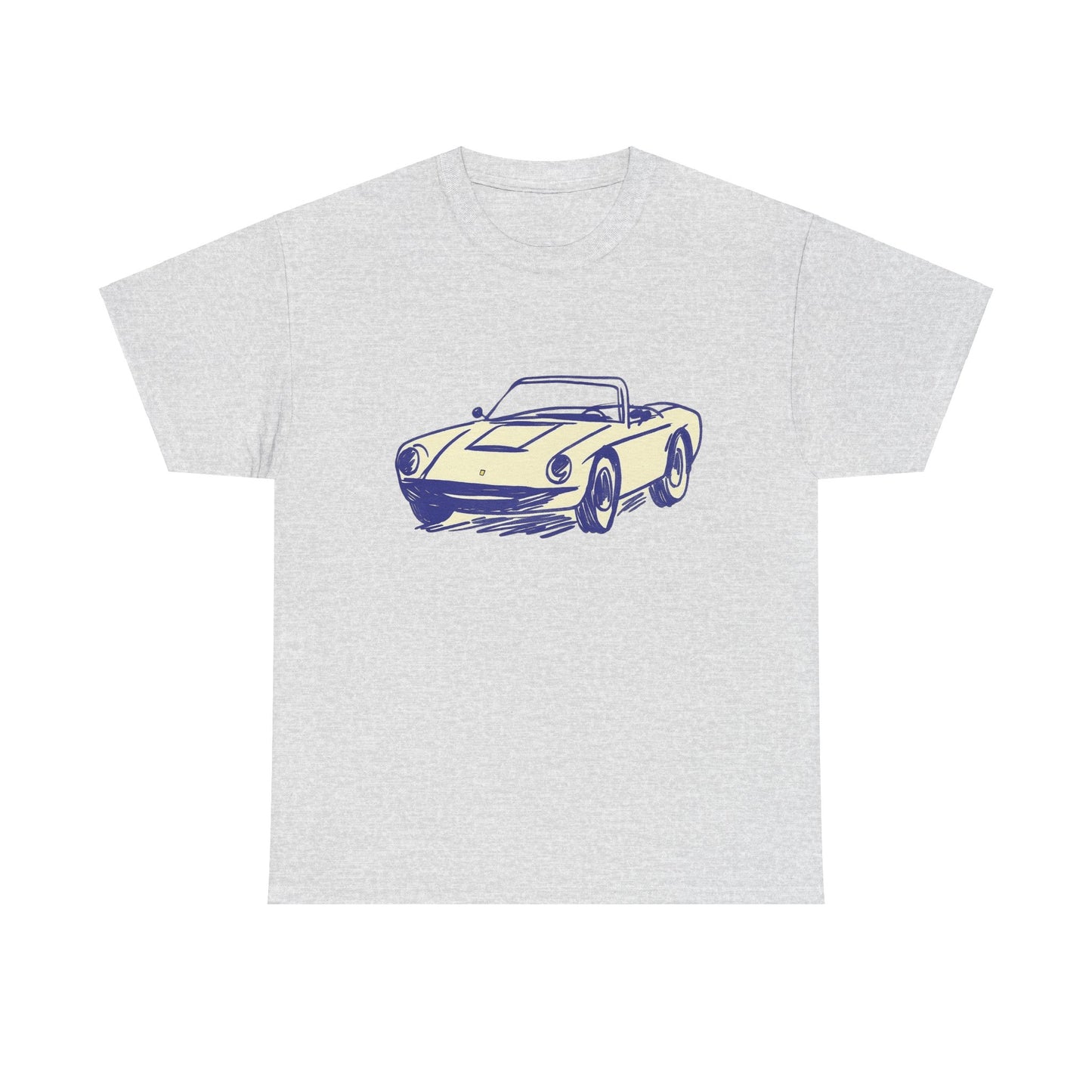 Big Vintage Cabriolet T-Shirt – Retro Classic Car Design for Car Lovers (light)