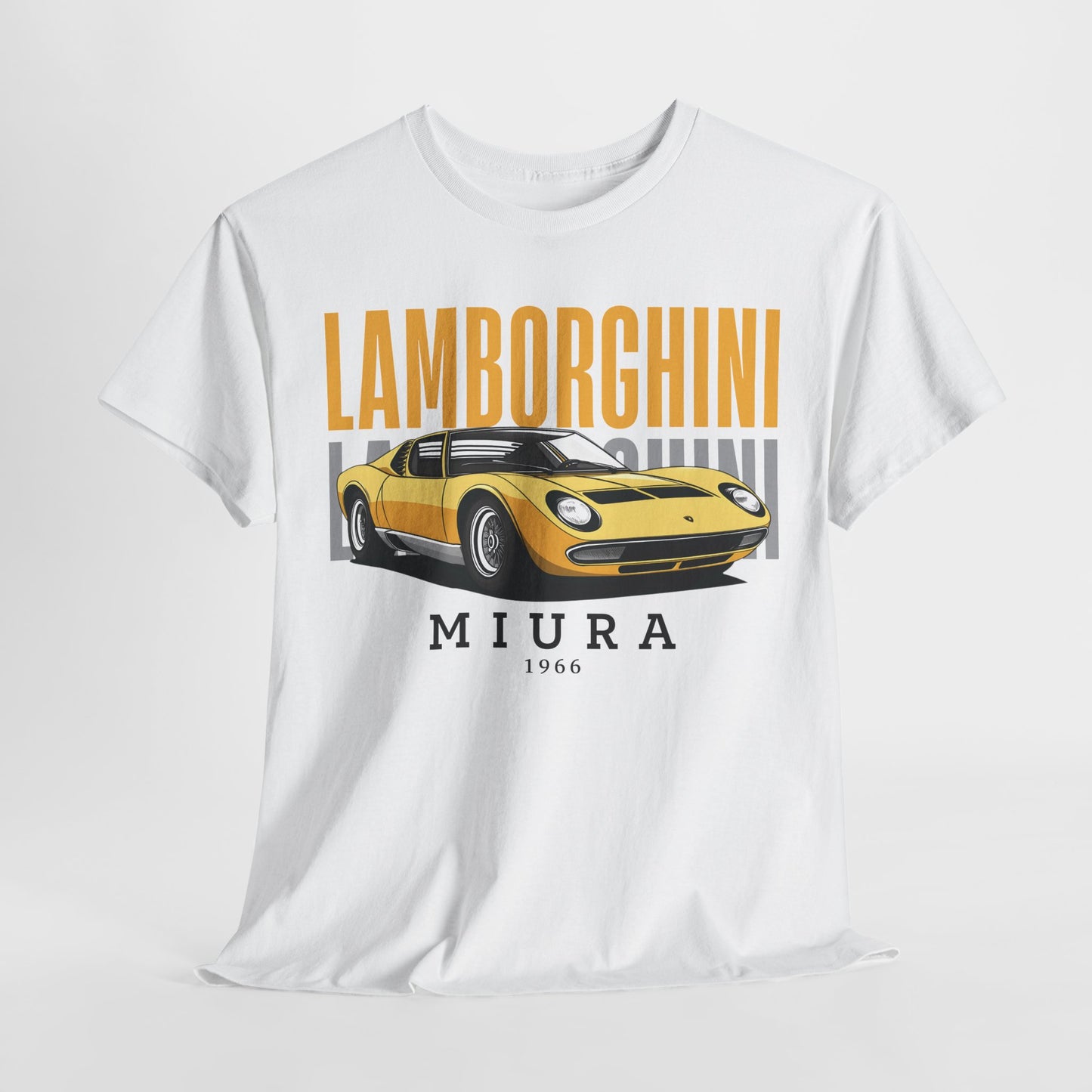 Lamborghini Miura T-Shirt – Classic Supercar Legend