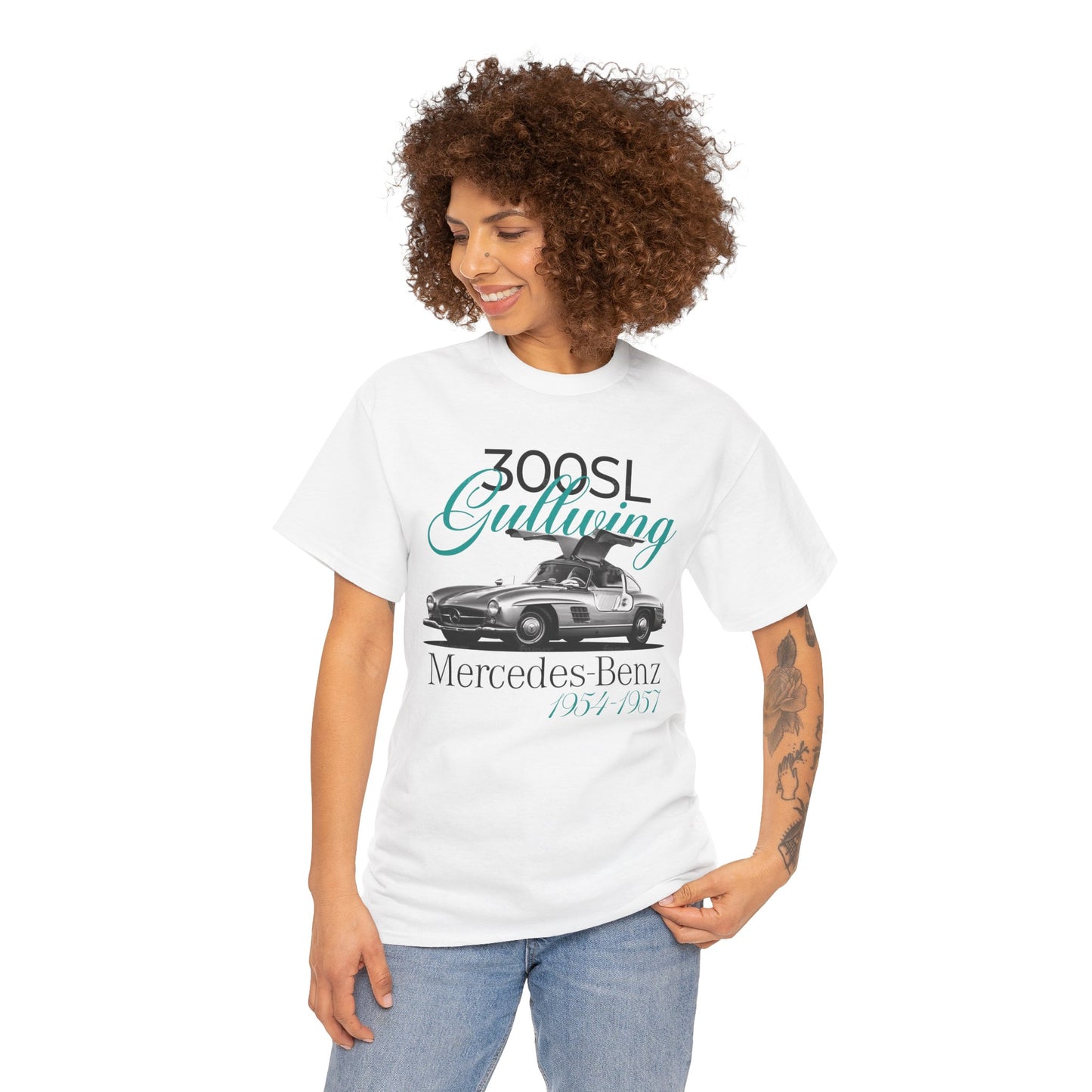 Mercedes-Benz 300SL Gullwing T-Shirt – Vintage Car Icon