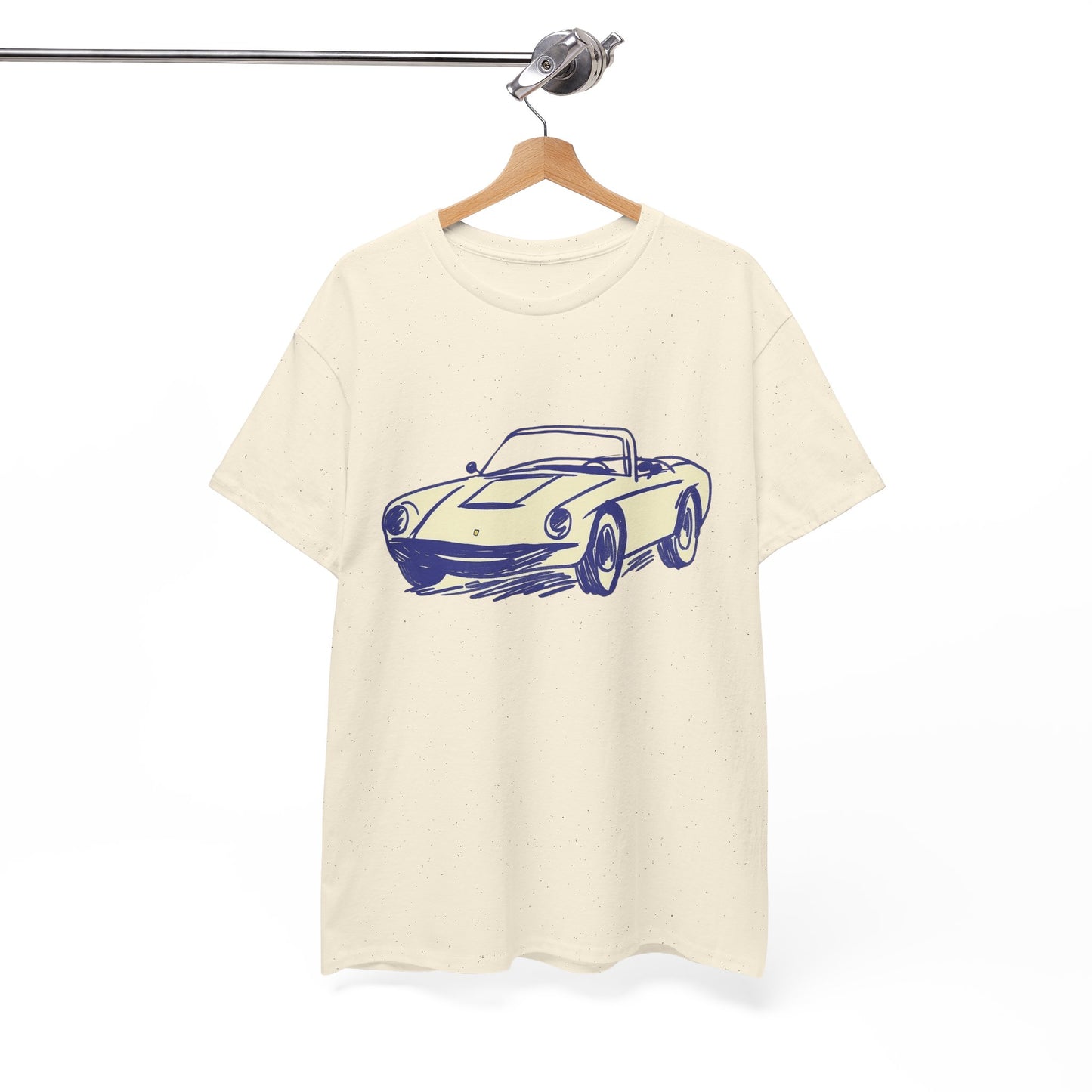 Big Vintage Cabriolet T-Shirt – Retro Classic Car Design for Car Lovers (light)