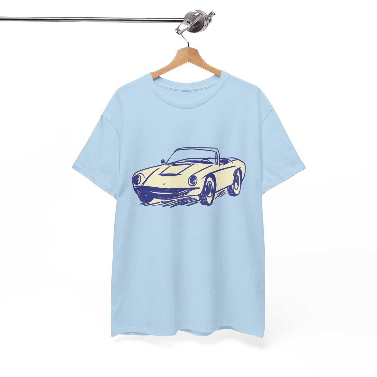 Big Vintage Cabriolet T-Shirt – Retro Classic Car Design for Car Lovers (light)