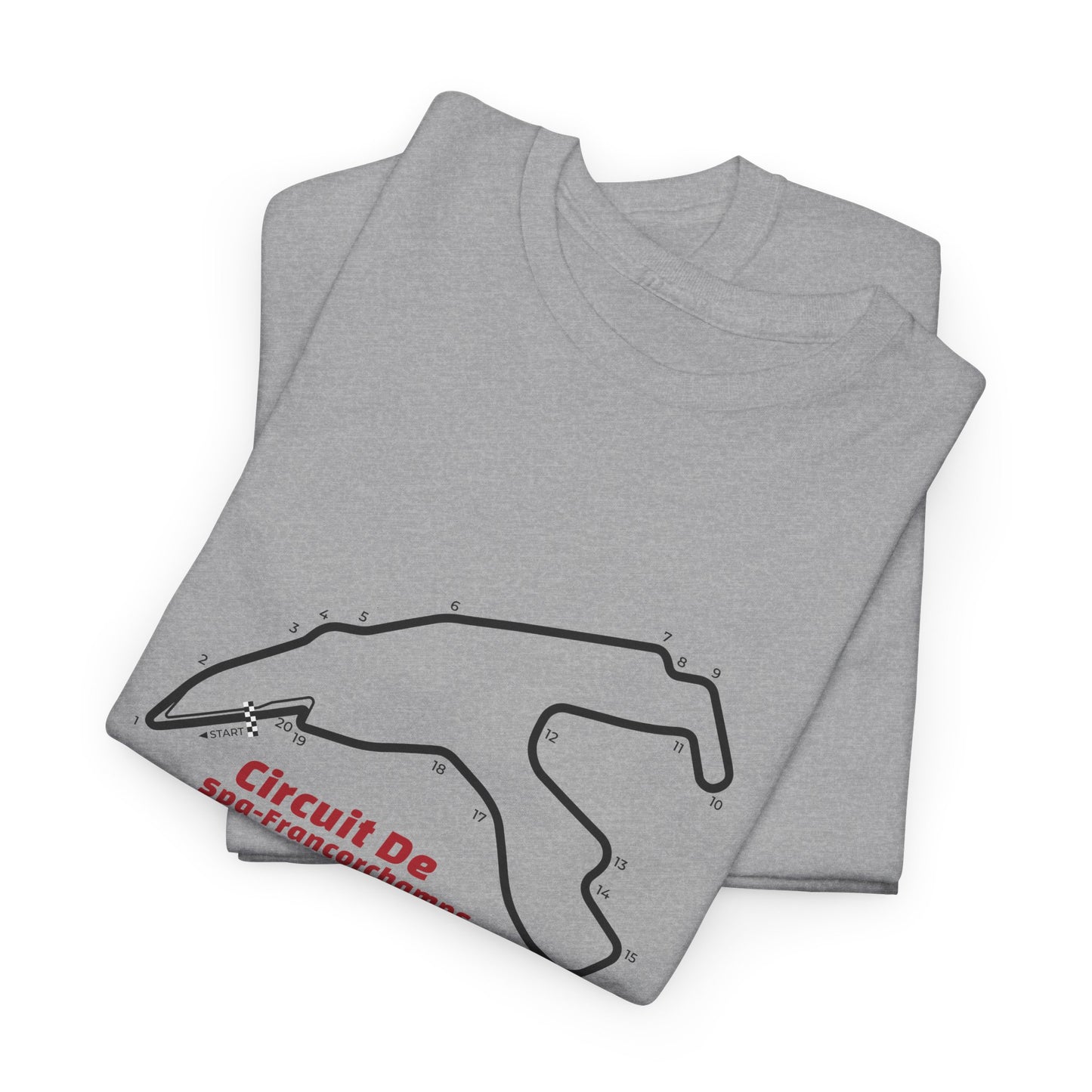 Circuit de Spa-Francorchamps T-Shirt – Legendary F1 Track Design